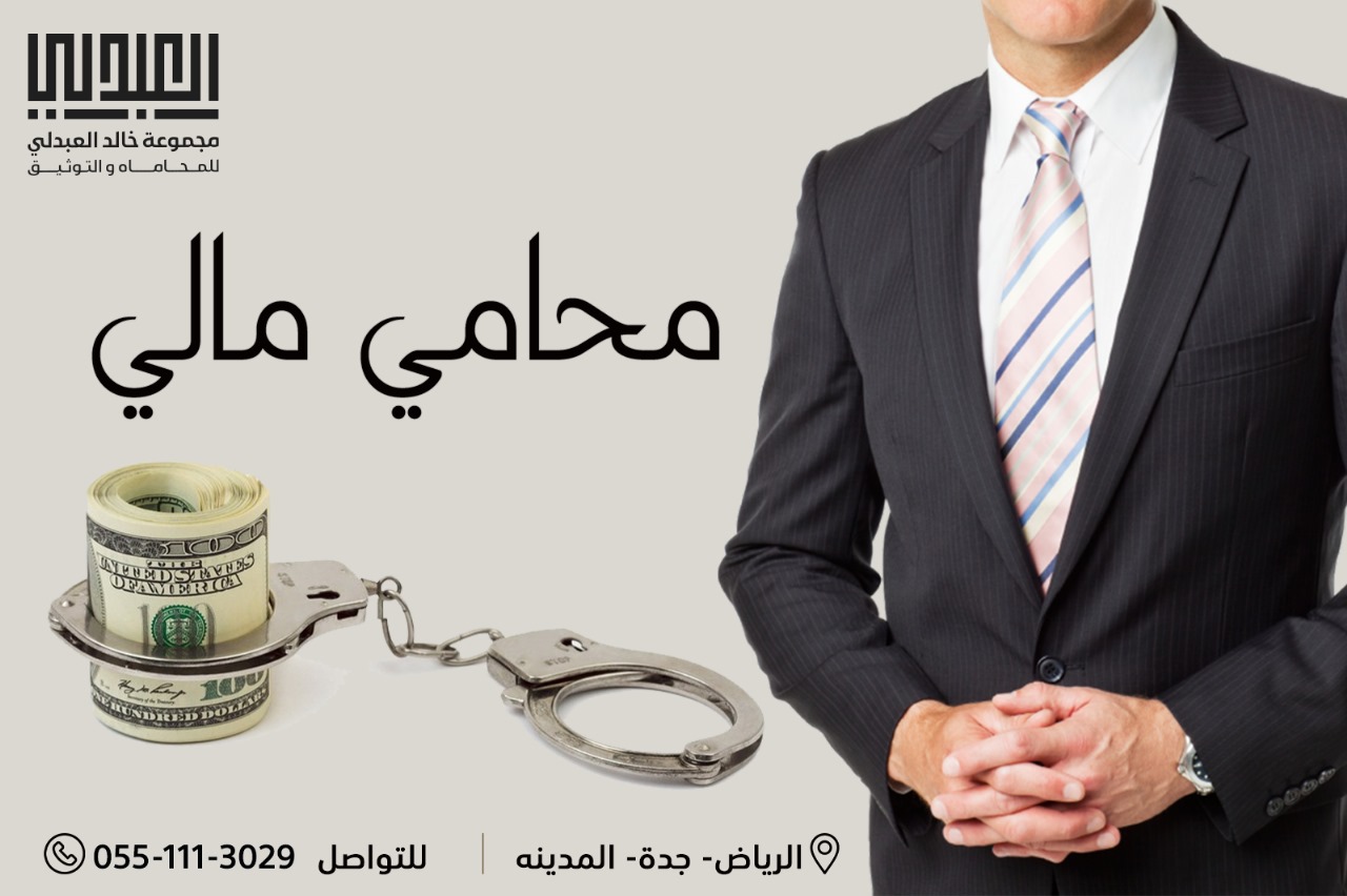 المدونة القانونية 19 دور ومهام المحامي المالي